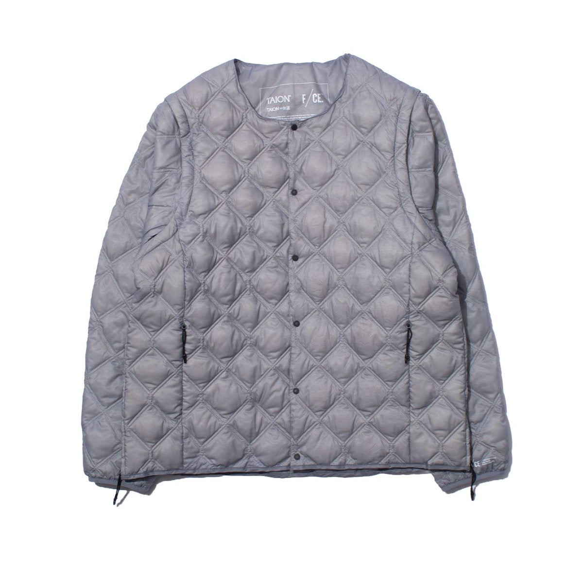 F/CE. TAION BY 2WAY PACKABLE INNER DOWN Gray