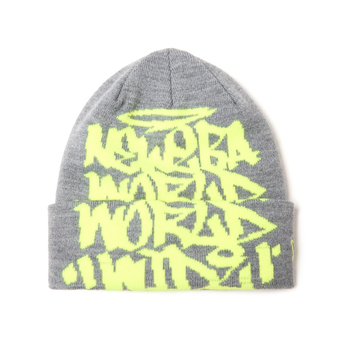 NEW ERA BASIC CUFF KNIT TAGGING LOGO HGRY