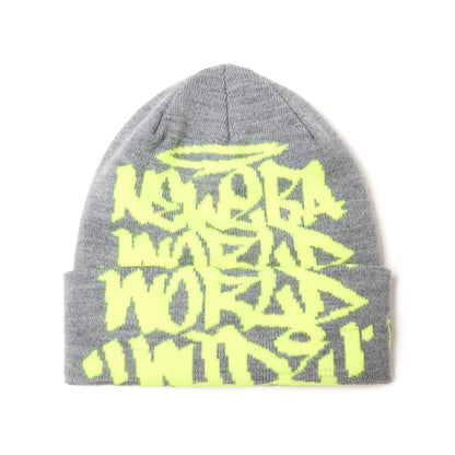 NEW ERA BASIC CUFF KNIT TAGGING LOGO HGRY
