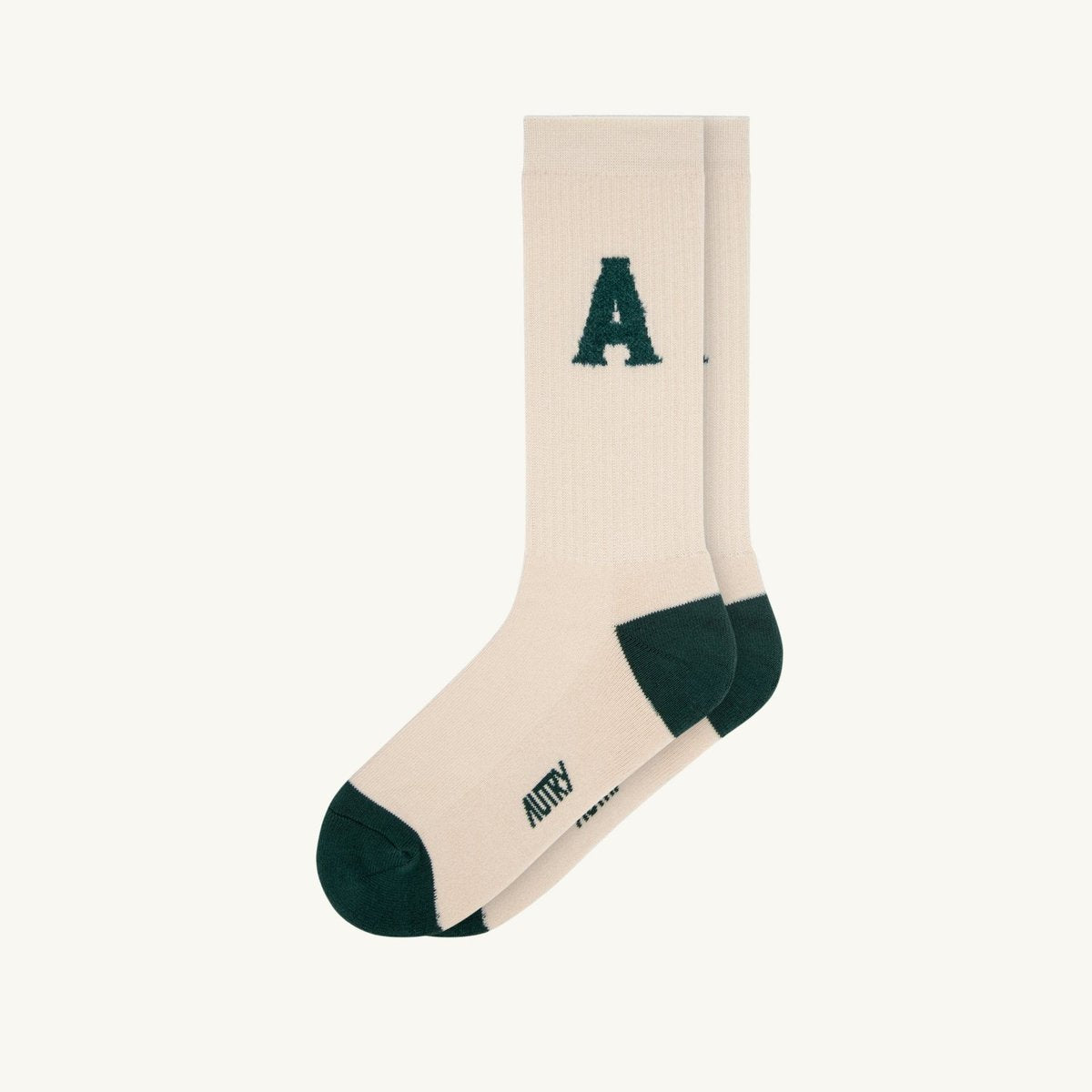 AUTRY SOCKS BIG A ALABASTER/TIMBER