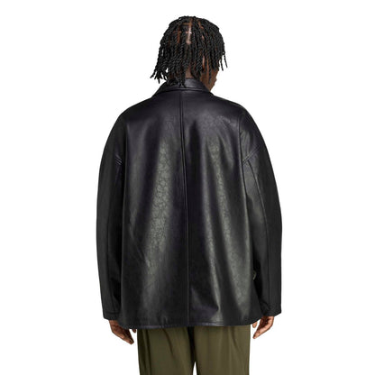 adidas originals PLEATHER COAT ﾌﾞﾗｯｸ