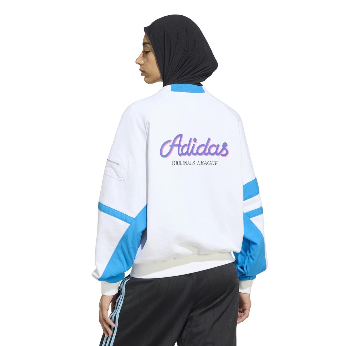 adidas originals ARCHIVE SWEATER BA ﾎﾜｲﾄ/ﾌﾞﾗｲﾄﾌﾞﾙｰ