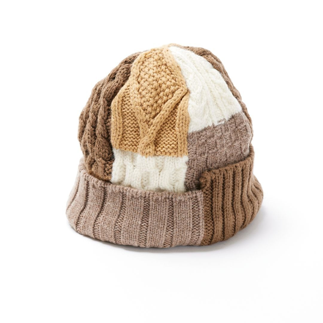 ILL ONE EIGHTY MIX CABLE KNIT CAP BEIGE