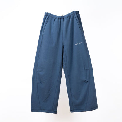YDOT PIGMENT DYE CIRCLE BUGGY PANTS(HULLE EXCLUSIVE) BLUE