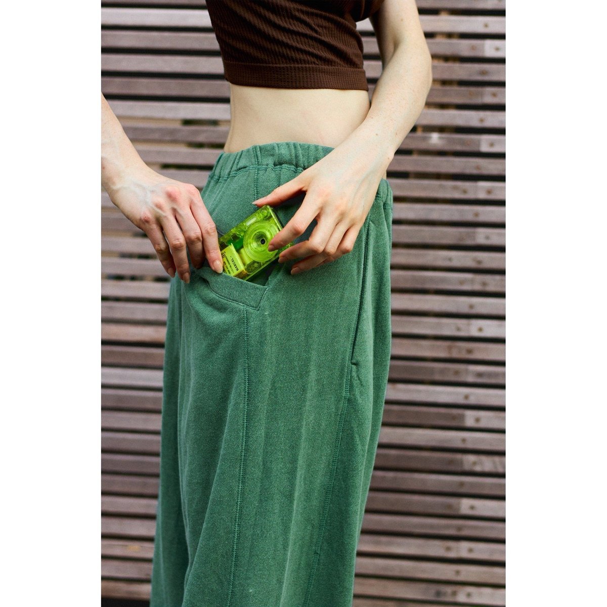 YDOT PIGMENT DYE CIRCLE BUGGY PANTS(HULLE EXCLUSIVE)