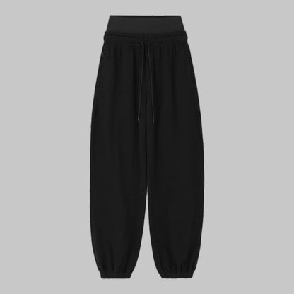 DANP KnitWarmLayeredJoggerPant BLACK
