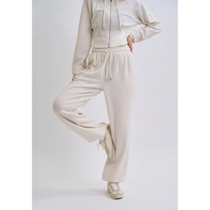 DANP KnitWarmLayeredJoggerPant IVORY