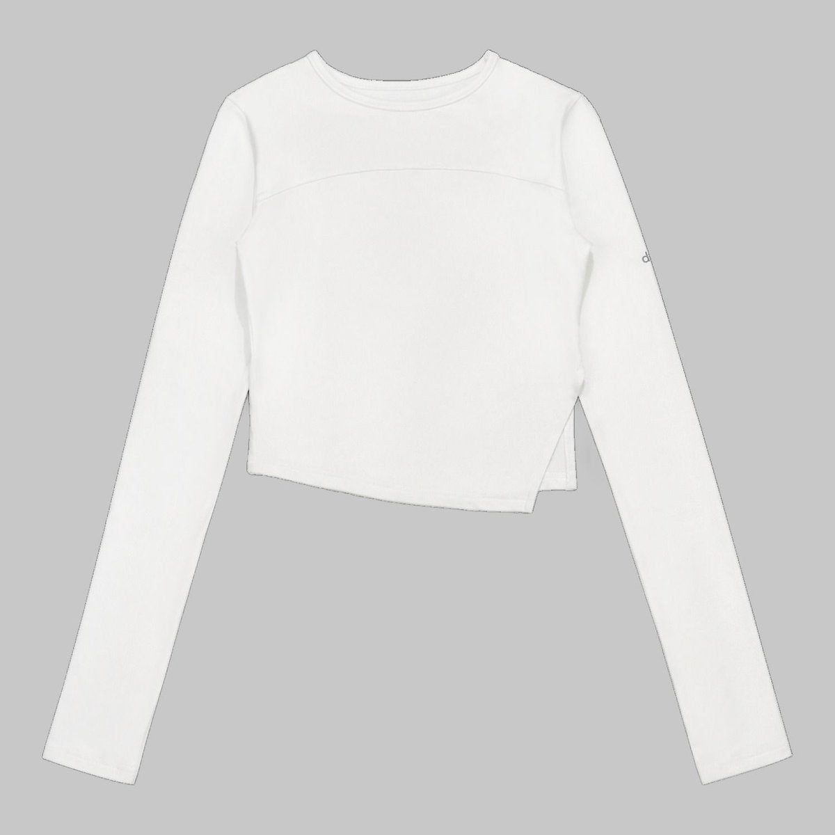 DANP Slit Line Long Sleeve WHITE