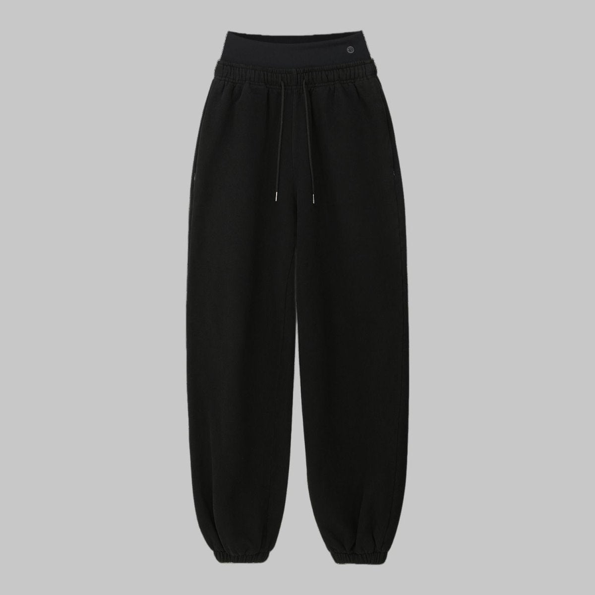 DANP Soft Layered Jogger Pants BLACK