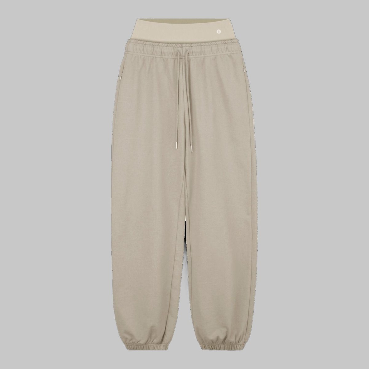 DANP Soft Layered Jogger Pants BEIGE
