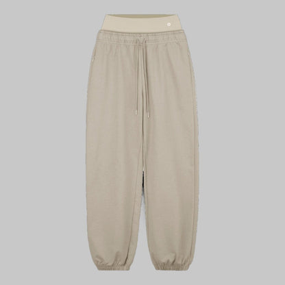 DANP Soft Layered Jogger Pants BEIGE