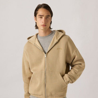 AUTRY HOODIE ZIP SEDIMENT