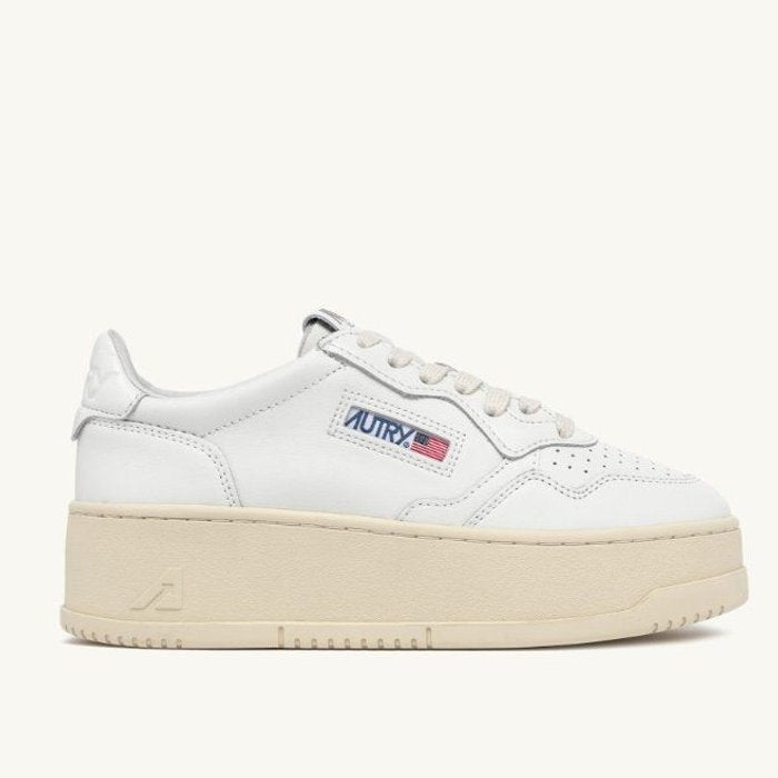 AUTRY PLATFORM LOW WHITE/WHITE