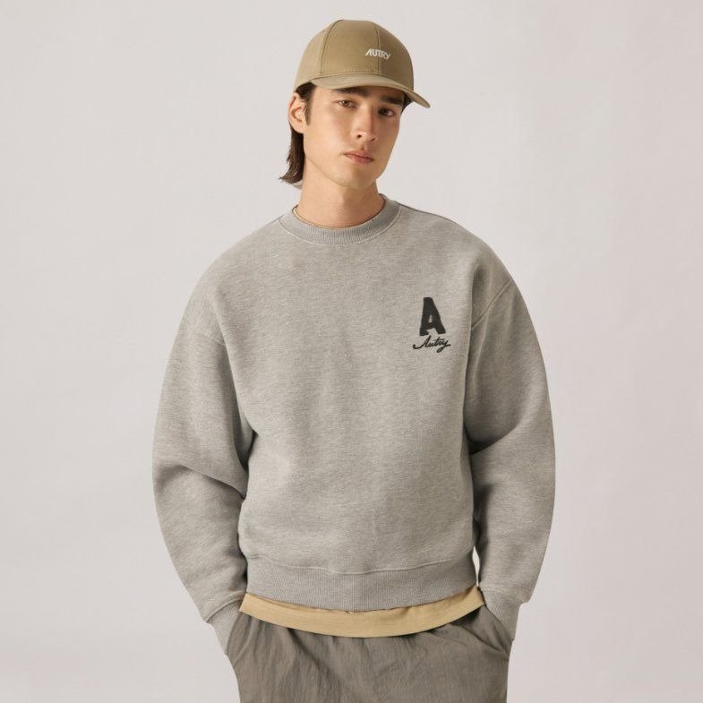 AUTRY SWEATSHIRT DARK MELANGE