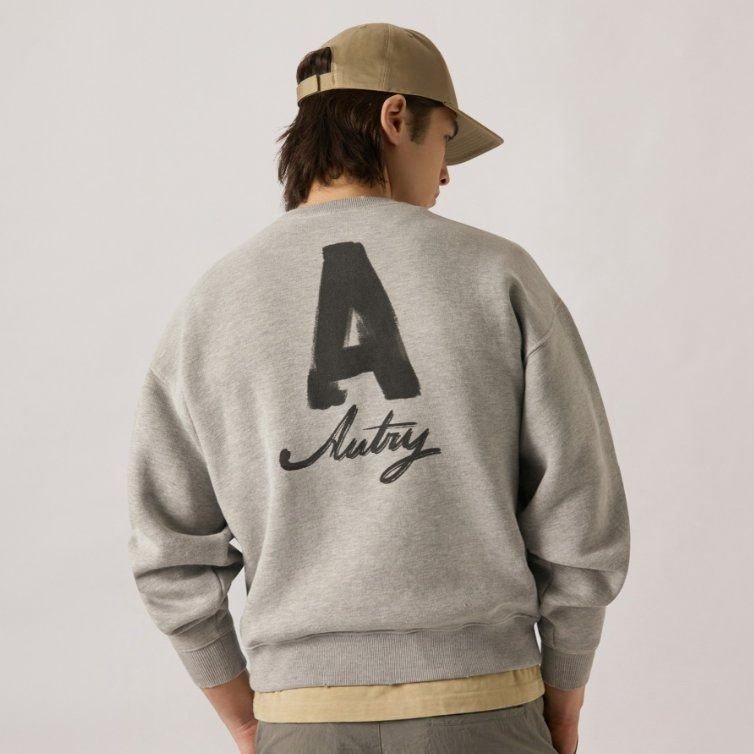 AUTRY SWEATSHIRT DARK MELANGE