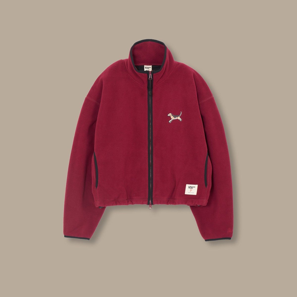 COLLEGIATE PACIFIC Cropped Fleece Blouson