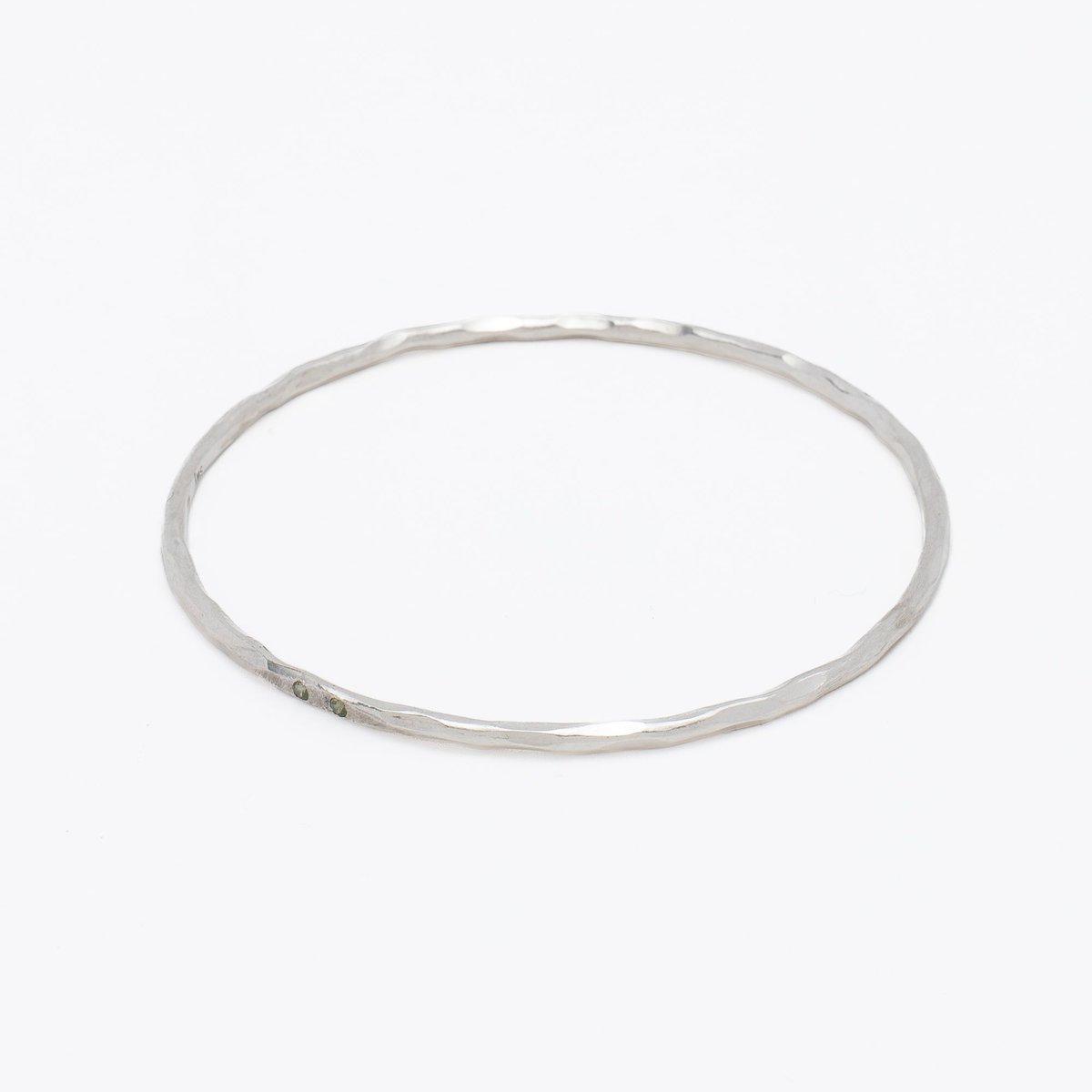 SWY Twin Arc Bangle Shore GREEN SAPPHIRE