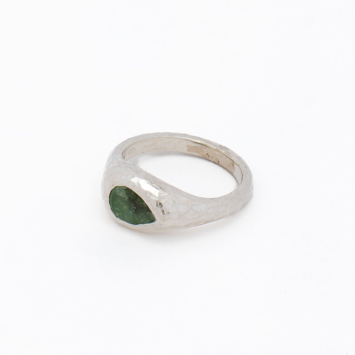 SWY Facet Ring Forest GREEN GARNET