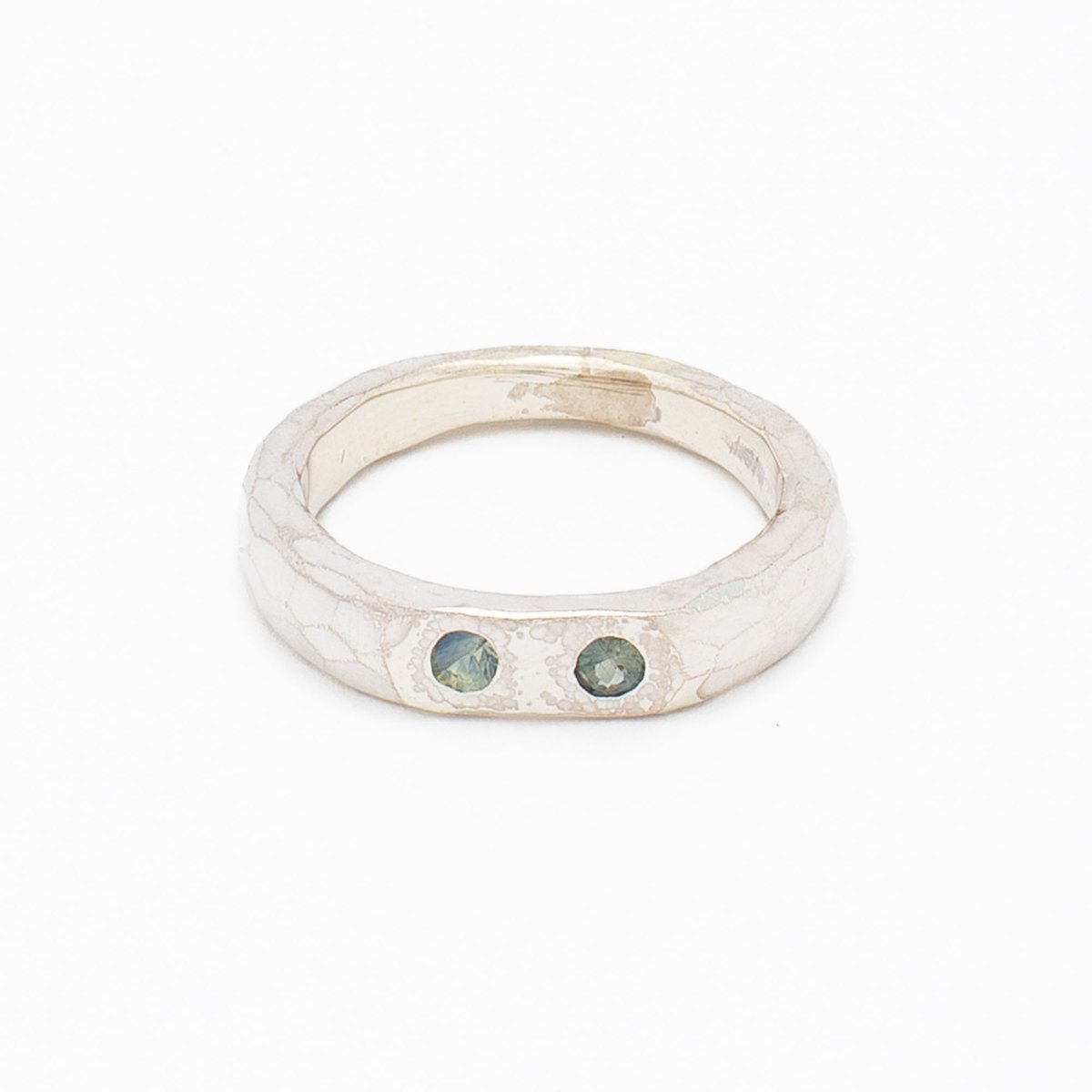 SWY Twin Ring Shore GREEN SAPPHIRE