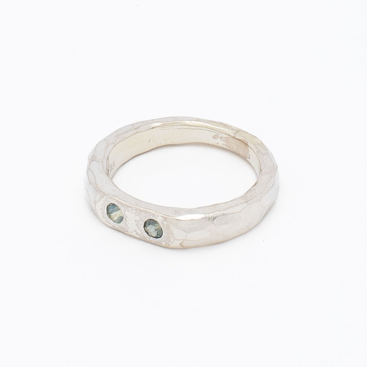 SWY Twin Ring Shore GREEN SAPPHIRE