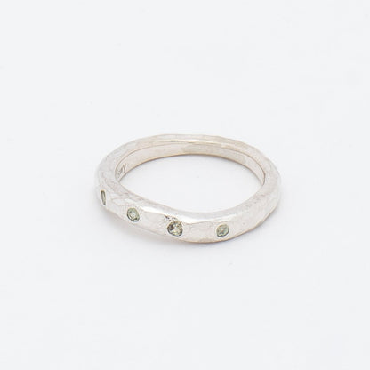 SWY Rhythm Ring Shore GREEN SAPPHIRE