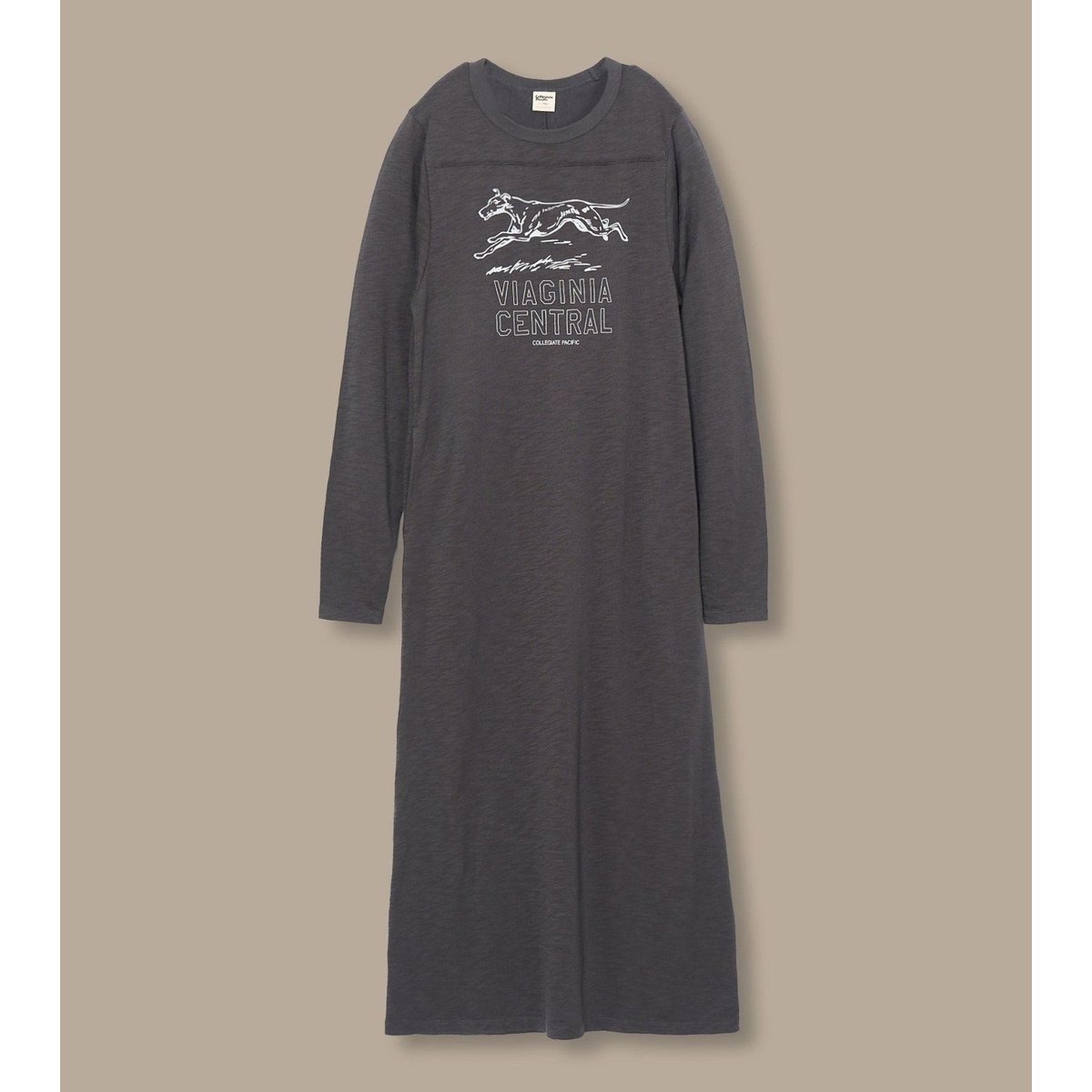 COLLEGIATE PACIFIC Football L/S One Piece CHARCOAL