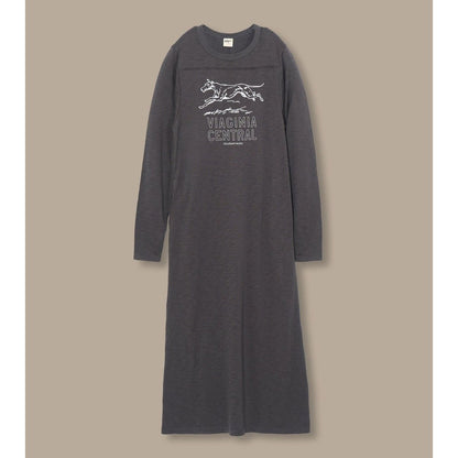 COLLEGIATE PACIFIC Football L/S One Piece CHARCOAL