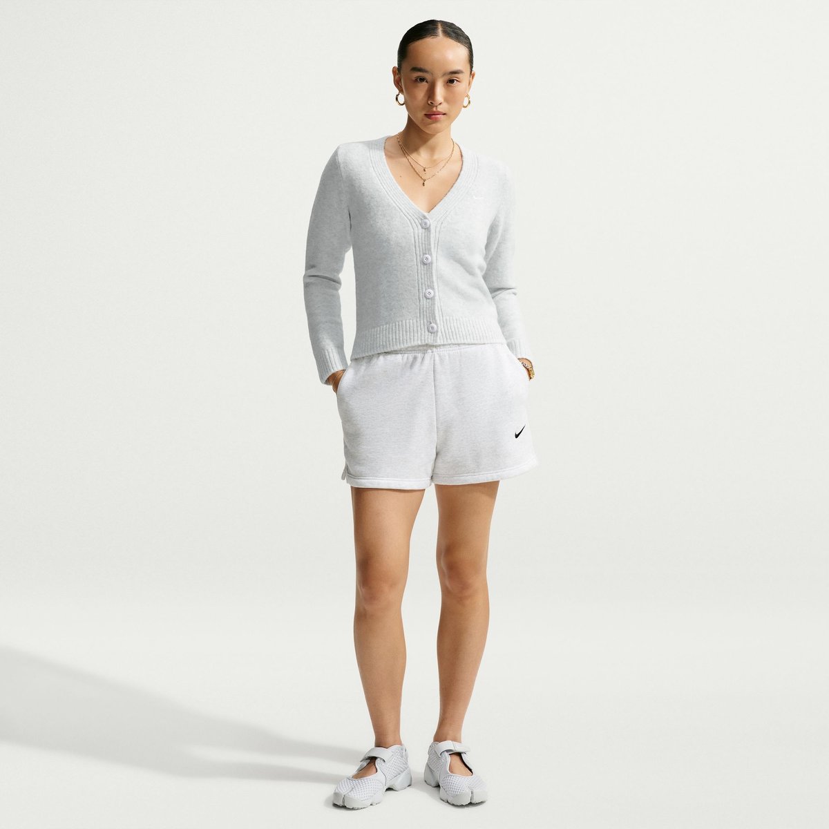 NIKE ナイキ AS W NSW SWT KT ESSTL CARD BLACK HEATHER/WHITE/