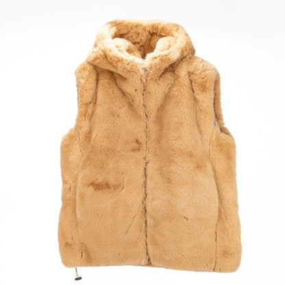LANCER CLOTHING HOODED VEST 18) BEIGE