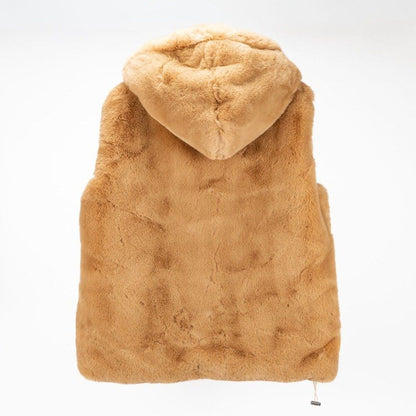 LANCER CLOTHING HOODED VEST 18) BEIGE