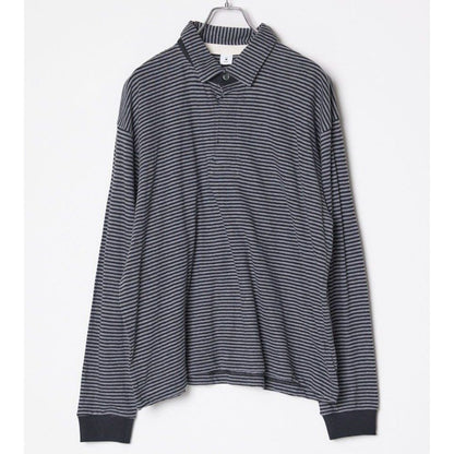 mocT NEP SOFTBORDER JERSEY RUGGER SHIRT BLACK×GRAY