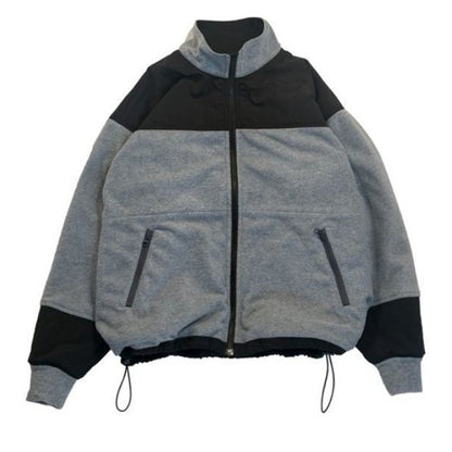 RUSSEELL ATHLETIC Reversible Stand Collar Zip Jacket Black