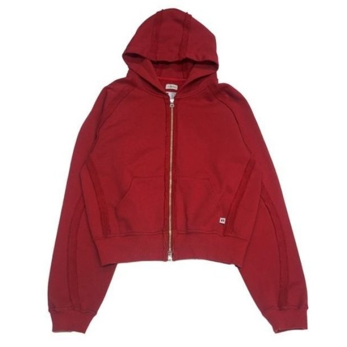 RUSSELL ATHLETIC RUSSELL×JieDa Campus Sweat Zip Hoodie Red