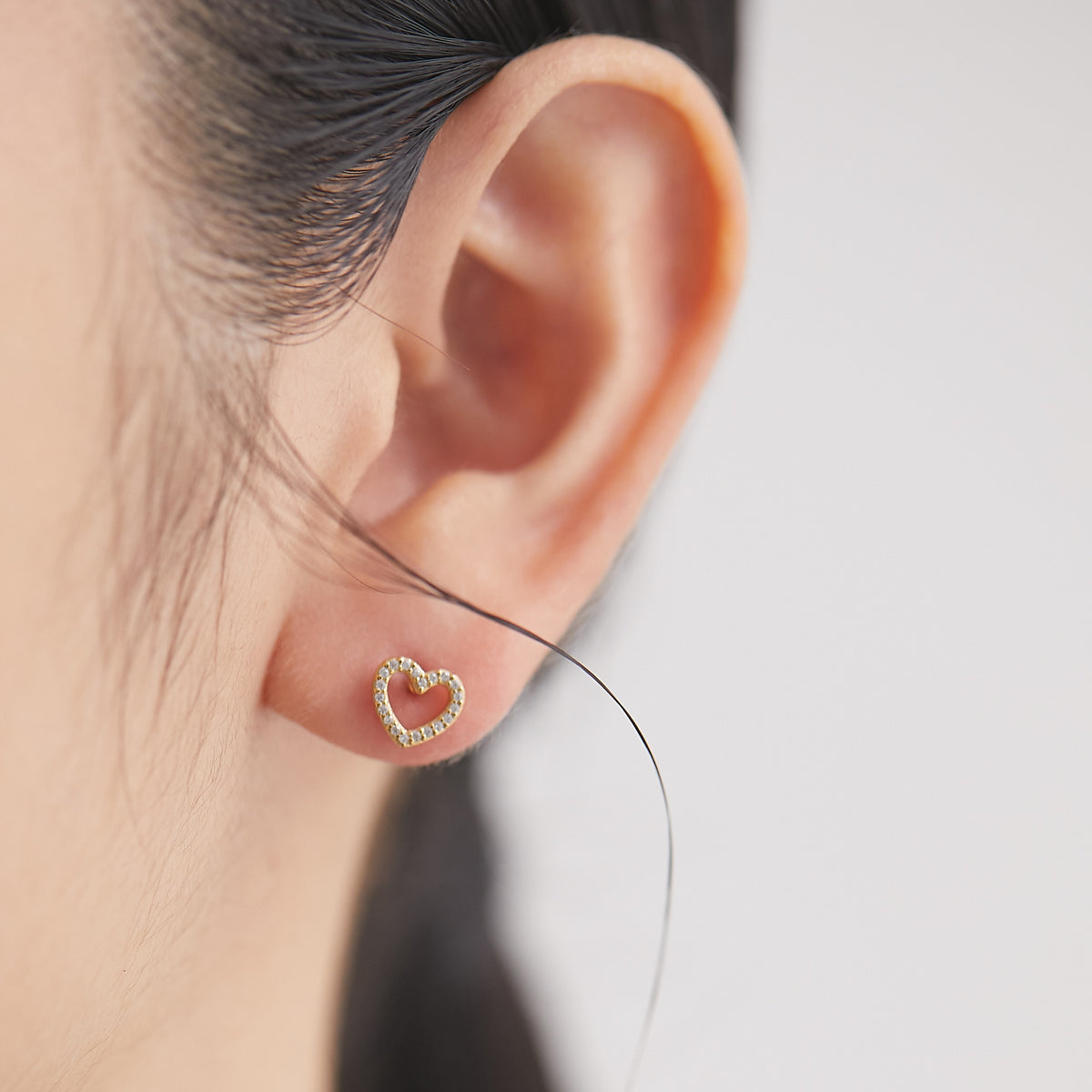 BAQLESS  Honesty Heart Gold  262CZ-HT-YG