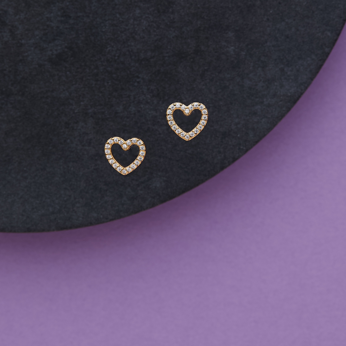 BAQLESS  Honesty Heart Gold  262CZ-HT-YG