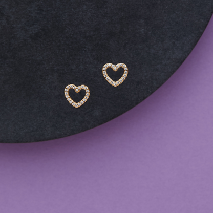 BAQLESS  Honesty Heart Gold  262CZ-HT-YG