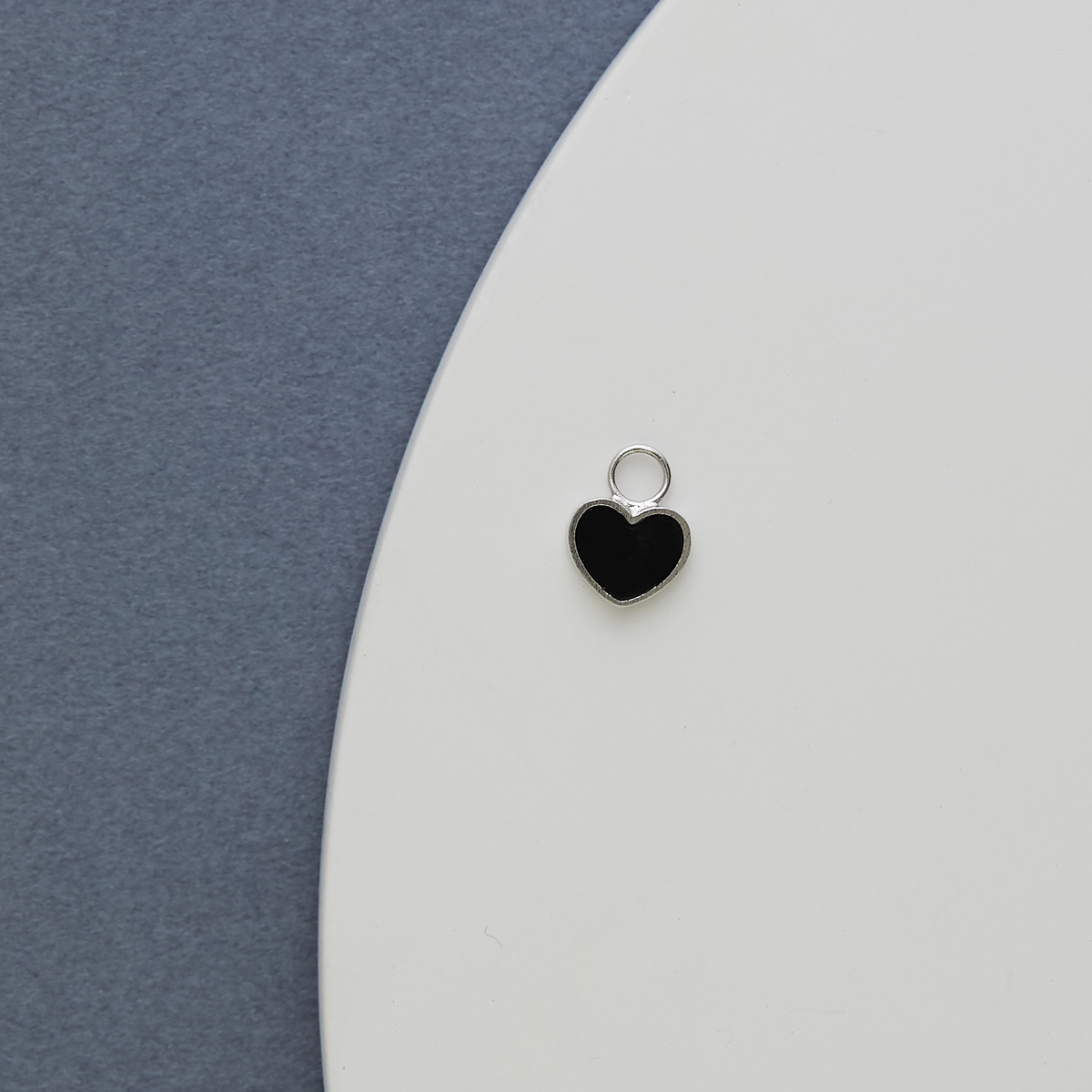 BAQLESS  Ludique Noir Heart Silver 262LD-NRHT-SV