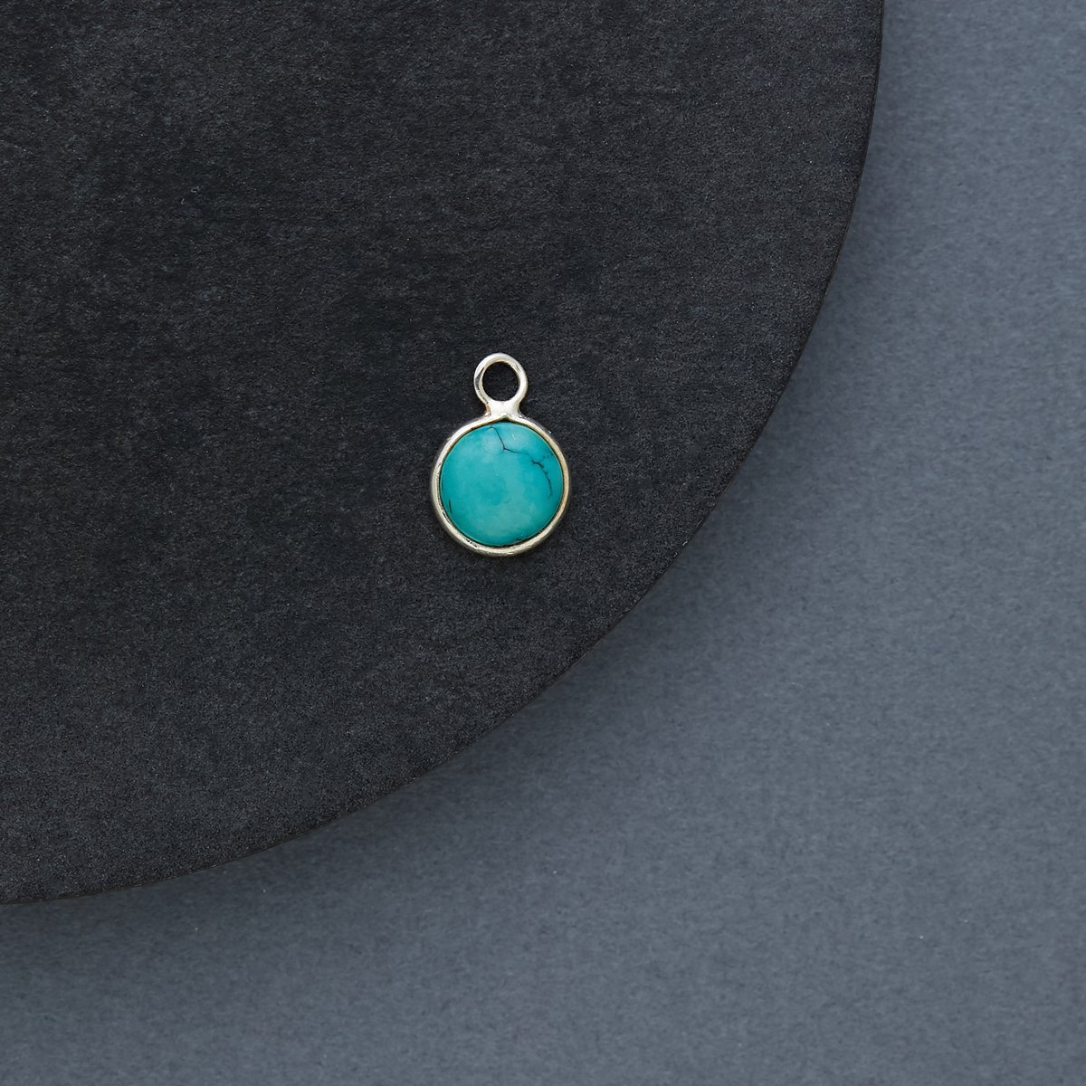 BAQLESS  Ludique Round Turquoise Silver  262LD-RTQ-SV