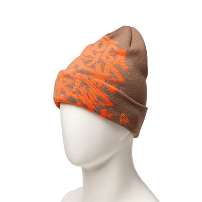 NEW ERA BASIC CUFF KNIT TAGGING LOGO BEI