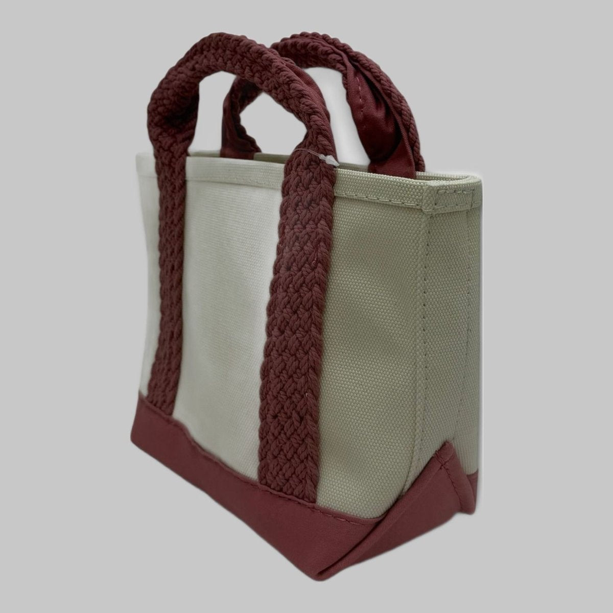 L.L.BEAN WEB HANDLE TOTE ROSE WASH