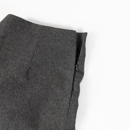 LE CLASSIC WOOL SHORT PANTS CHACOAL