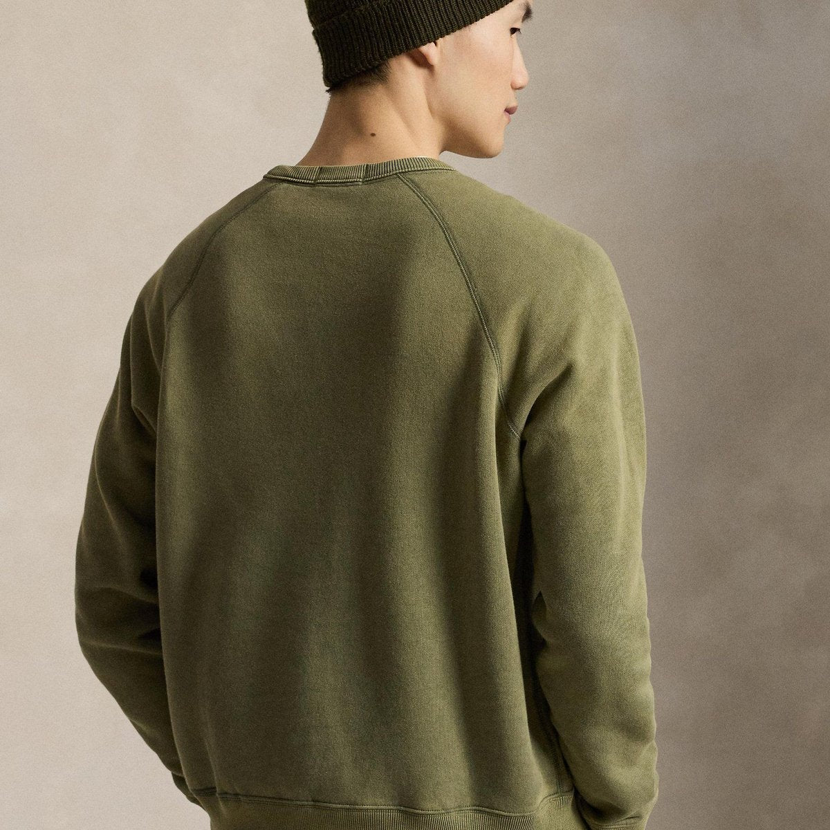 RALPH LAUREN POLO BEAR CREW NECK SW CRUISE OLIVE