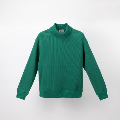 Jackman Waffle Highneck True Green