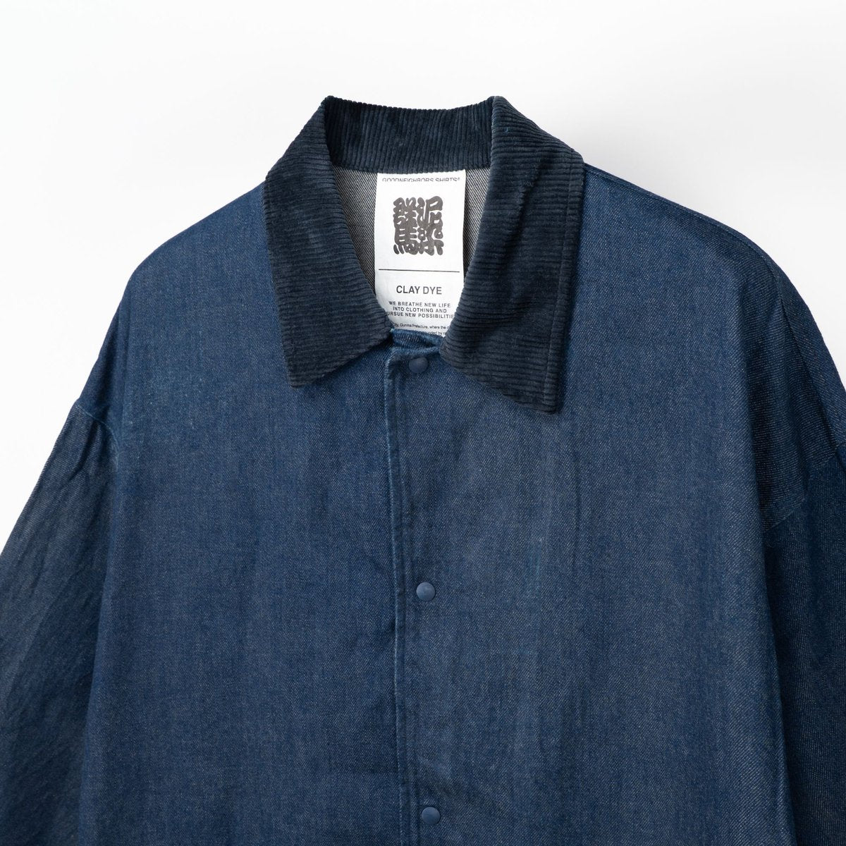DAILY SHIRT JACKET（GOODNEIGHBORS SHIRTS × HULLE） DENIM