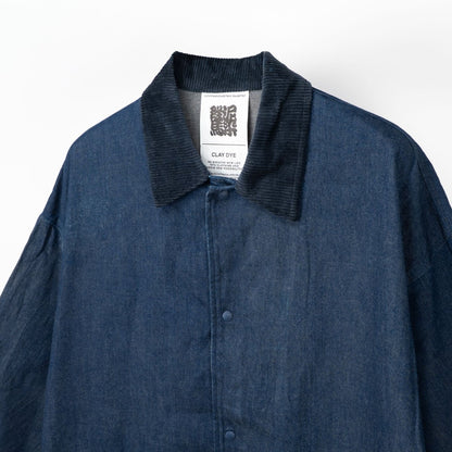 DAILY SHIRT JACKET（GOODNEIGHBORS SHIRTS × HULLE） DENIM
