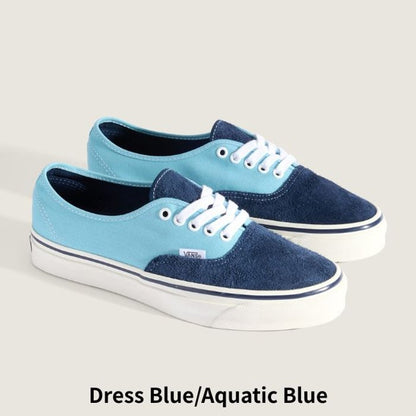 Vans PREMIUM オーセンティック SUEDE/CANVAS Dress Blue/Aquatic Blue