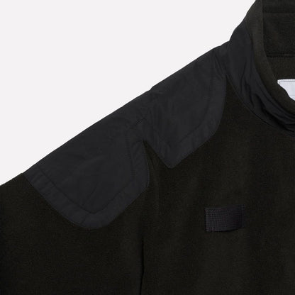 YDOT TECH FLEECE PATCHED JACKET Black