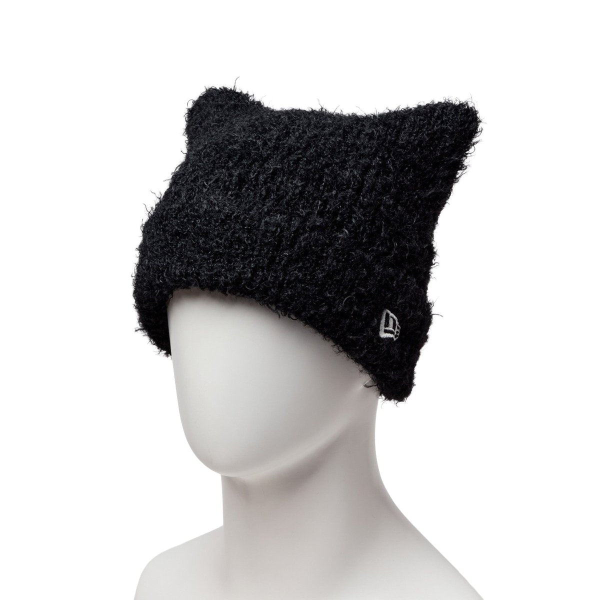 47 SQUARE SHAGGY KNIT BLK BLK
