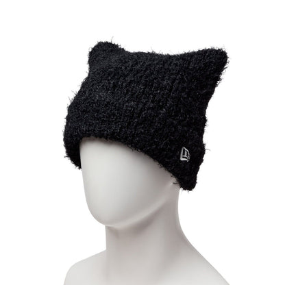 47 SQUARE SHAGGY KNIT BLK BLK