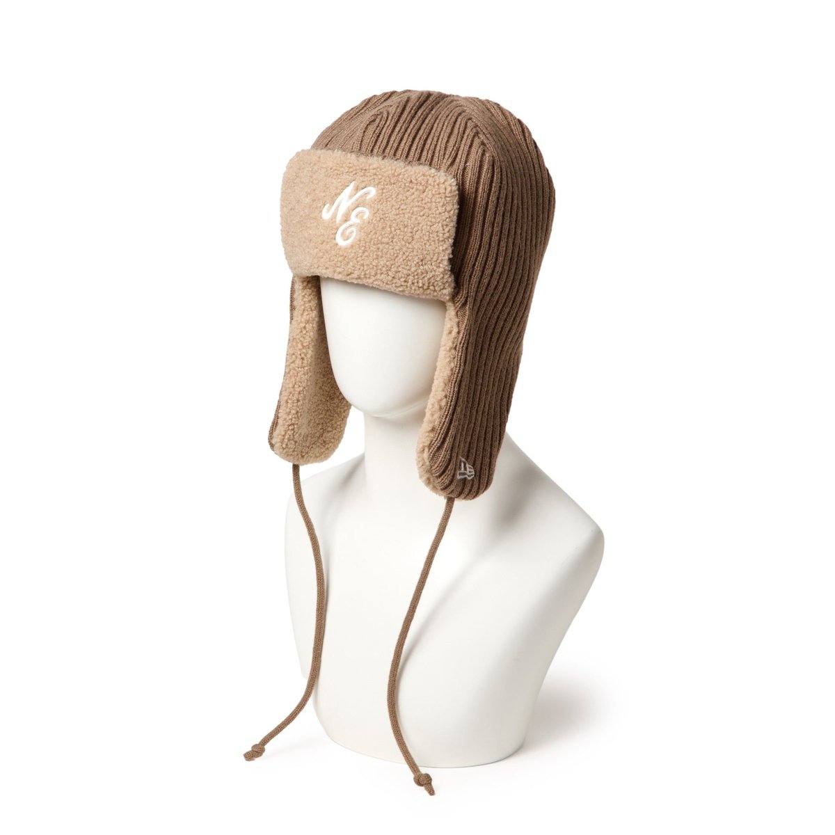 NEW ERA KNIT TRAPPER CL NE RIB KNIT BEI